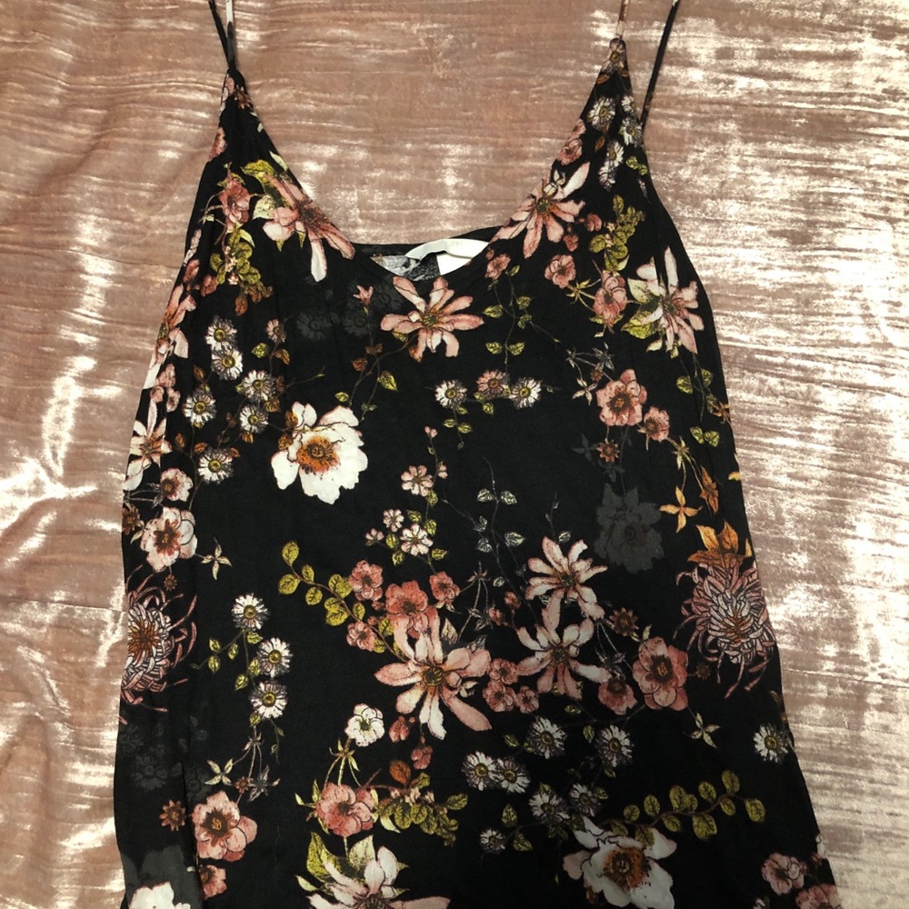 H&M floral tank top S